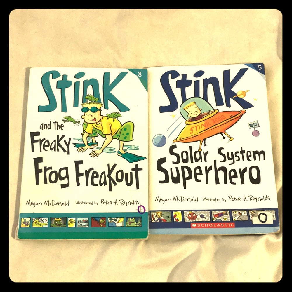 STINK book #s 5 and 8
